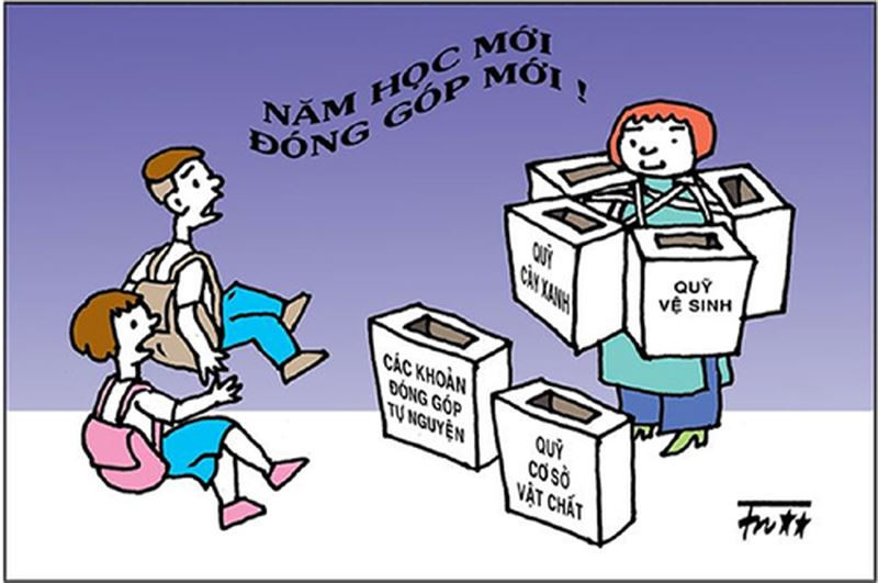 Cần phải “diệt tận gốc” vấn nạn lạm thu. Ảnh minh hoạ trên Báo Hà Tĩnh. Cần phải “diệt tận gốc” vấn nạn lạm thu. Ảnh minh hoạ trên Báo Hà Tĩnh.