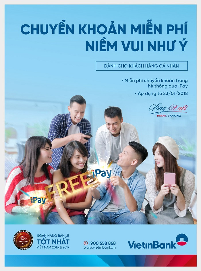 Chuyển khoản miễn phí cùng VietinBank. Chuyển khoản miễn phí cùng VietinBank.