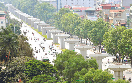 Dự án đường sắt đô thị tuyến Cát Linh - Hà Đông phải bổ sung thêm 339,6 triệu USD, nhưng cho tới nay vẫn chưa hoàn thành xong khâu giải phóng mặt bằng. Dự án đường sắt đô thị tuyến Cát Linh - Hà Đông phải bổ sung thêm 339,6 triệu USD, nhưng cho tới nay vẫn chưa hoàn thành xong khâu giải phóng mặt bằng.