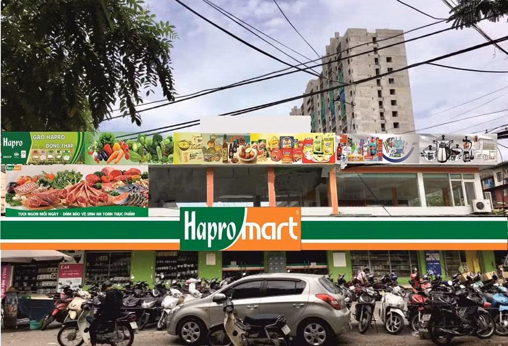 Hapromart Thành Công theo mô hình Home &amp; Food sẽ đáp ứng nhu cầu đa dạng của người dân trong khu vực.