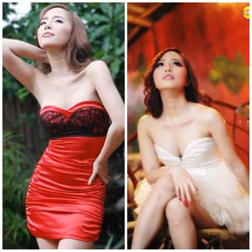 Cá sấu chúa Quỳnh Nga thời vòng 1 khiêm tốn và sau khi thay đổi. Ảnh: Kênh 14. Cá sấu chúa Quỳnh Nga thời vòng 1 khiêm tốn và sau khi thay đổi. Ảnh: Kênh 14.
