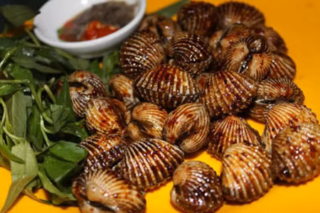 Sò huyết Thủy Triều (Khánh Hòa) tiến vua.