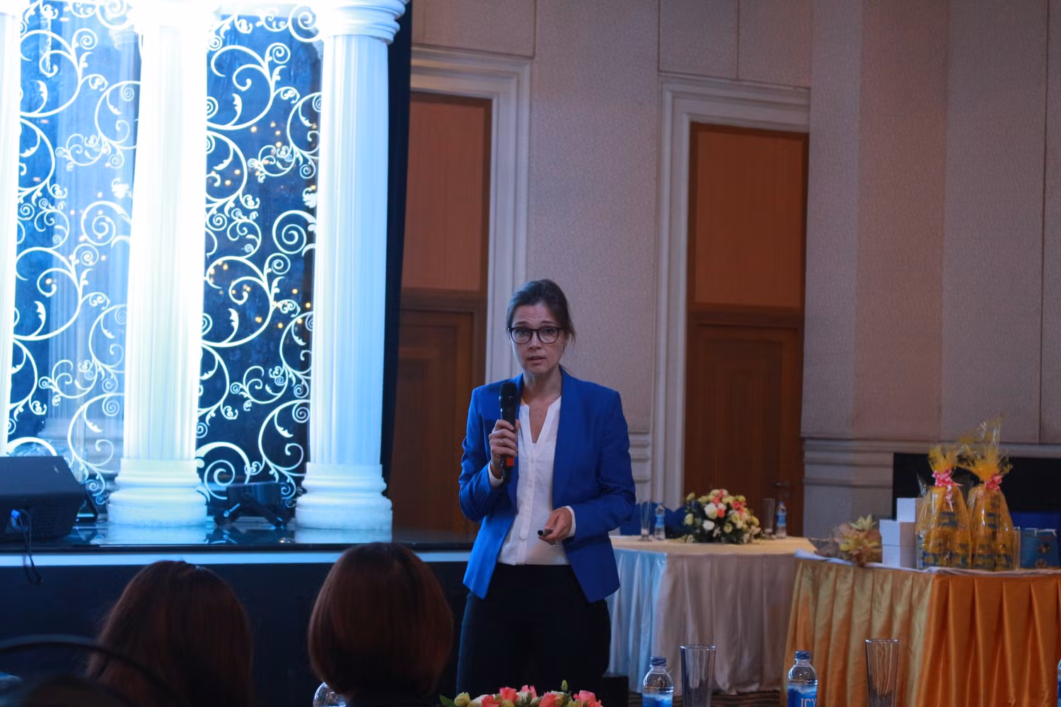 Tiến sĩ Femke Hannes - Giám Đốc Khoa học dinh dưỡng khu vực Châu Á Thái Bình Dương của DSM - Thụy Sĩ.