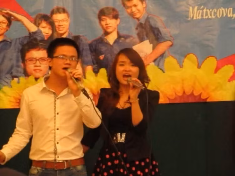 Ca khúc ngọt ngào về tình yêu “Thiên đường gọi tên” của 2 bạn trẻ học viện tiếng Nga A.C.Pushkin