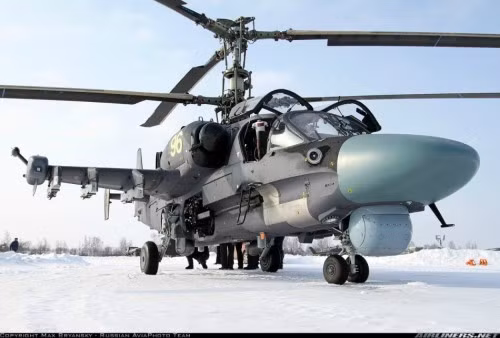 Máy bay trực thăng vũ trang Ka-52 Nga Máy bay trực thăng vũ trang Ka-52 Nga