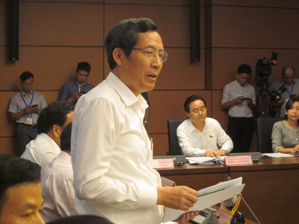 Đại biểu Thuận Hữu. (Ảnh: Đỗ Thơm)