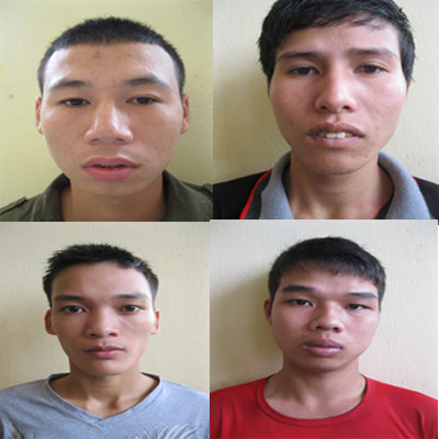Các đối tượng trong vụ cướp
