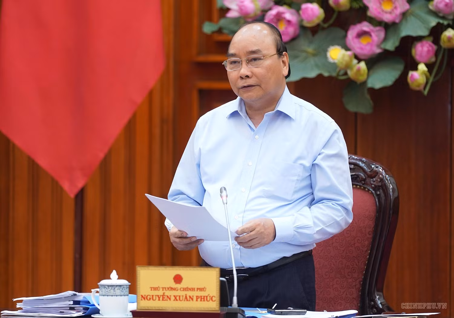 Thủ tướng phát biểu. Ảnh: VGP