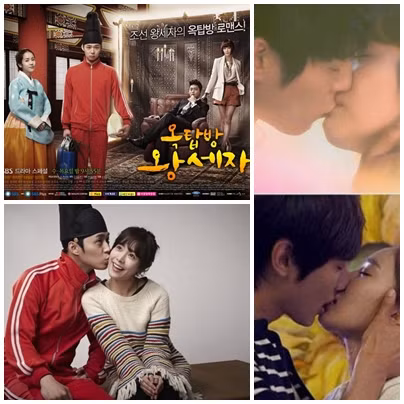 Mỹ nam Micky Yoochun và người đẹp Han Ji Min trong phim “Rooftop Prince” (Hoàng tử gác mái). Phim xoay quanh chuyện một hoàng tử tới tương lai để gặp được cô gái có dung mạo giống người anh yêu. Phim có sự tham gia của dàn diễn viên trẻ đẹp bao gồm Micky Yoochun, Han Ji Min, Lee Min Ho (The Moon Embracing the Sun)…