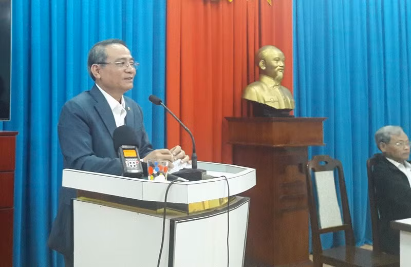 Bí thư Thành ủy Đà Nẵng lo lắng về nhân sự kế cận khi chỉ có 2/15 thành viên Ban thường vụ Thành ủy còn tuổi tái cử. Ảnh: TT