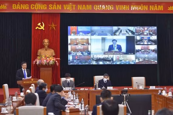 Quang cảnh hội nghị. Ảnh: Báo Giáo dục và Thời đại Quang cảnh hội nghị. Ảnh: Báo Giáo dục và Thời đại