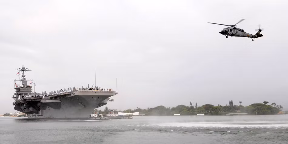 Tàu sân bay động cơ hạt nhân USS John C. Stennis Hải quân Mỹ Tàu sân bay động cơ hạt nhân USS John C. Stennis Hải quân Mỹ