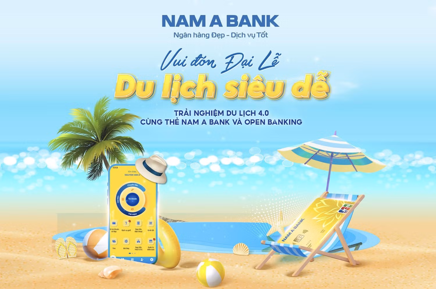 Du lịch không tiền mặt cùng bộ đôi Ngân hàng số Open Banking và Thẻ.