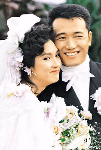 Thích Mỹ Trân và chồng Miêu Kiều Vỹ.