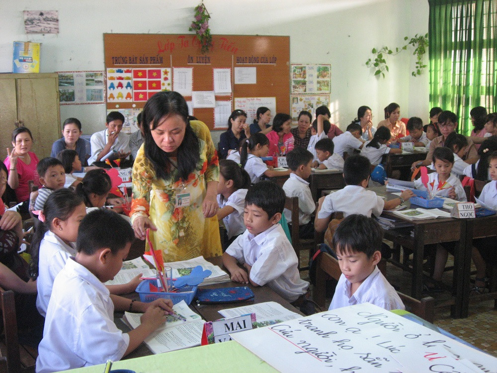 Nhờ gặp cô, tôi đã trở thành cô giáo như bây giờ (Ảnh Phan Tuyết) Nhờ gặp cô, tôi đã trở thành cô giáo như bây giờ (Ảnh Phan Tuyết)