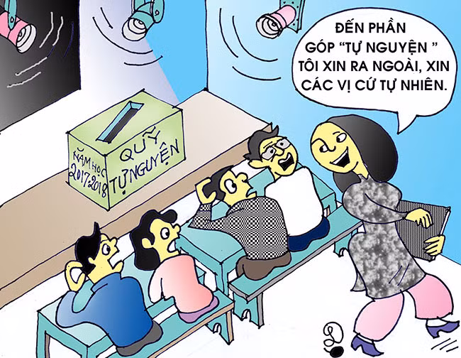 Lạm thu đầu năm núp danh các loại quỹ (Ảnh minh họa Báo Quảng Ninh) Lạm thu đầu năm núp danh các loại quỹ (Ảnh minh họa Báo Quảng Ninh)