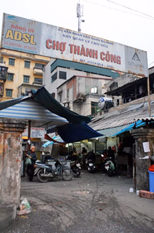 Chợ Thành Công sẽ được xây dựng thành mô hình chợ mở như chợ truyền thống, thay vì rập khuôn theo mô hình Trung tâm thương mại?