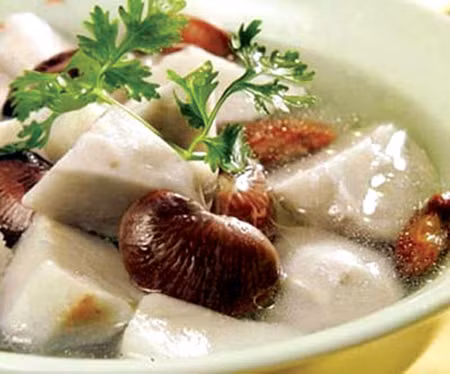Cháo khoai sọ.