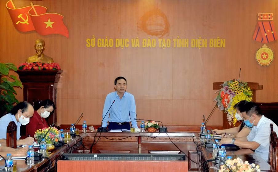 Ông Nguyễn Văn Đoạt (Giám đốc Sở Giáo dục và Đào tạo tỉnh Điện Biên) đánh giá, tình hình dịch bệnh năm nay trên địa bàn tỉnh được kiểm soát tốt, nên không ảnh hưởng nhiều đến thí sinh. (Ảnh: NVCC).