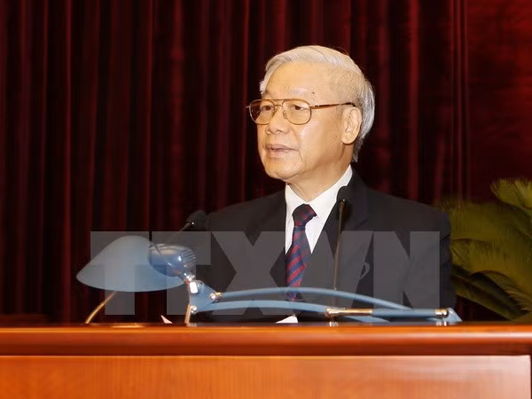 Tổng Bí thư yêu cầu mỗi đồng chí Trung ương phải giữ gìn phẩm chất đạo đức theo lời dạy của Chủ tịch Hồ Chí Minh. ảnh: TTXVN. Tổng Bí thư yêu cầu mỗi đồng chí Trung ương phải giữ gìn phẩm chất đạo đức theo lời dạy của Chủ tịch Hồ Chí Minh. ảnh: TTXVN.