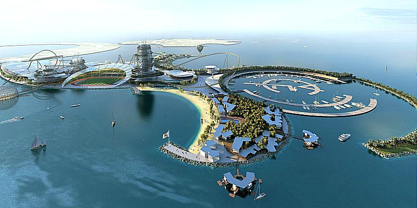 Toàn cảnh khu nghỉ dưỡng Real Madrid Resort Island 