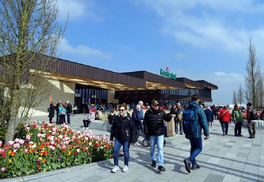 Cửa chính vào Keukenhof.