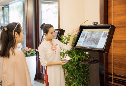 Hệ thống nhận diện gương mặt được áp dụng trong check-in các khách sạn tại Vinpearl Nha Trang.