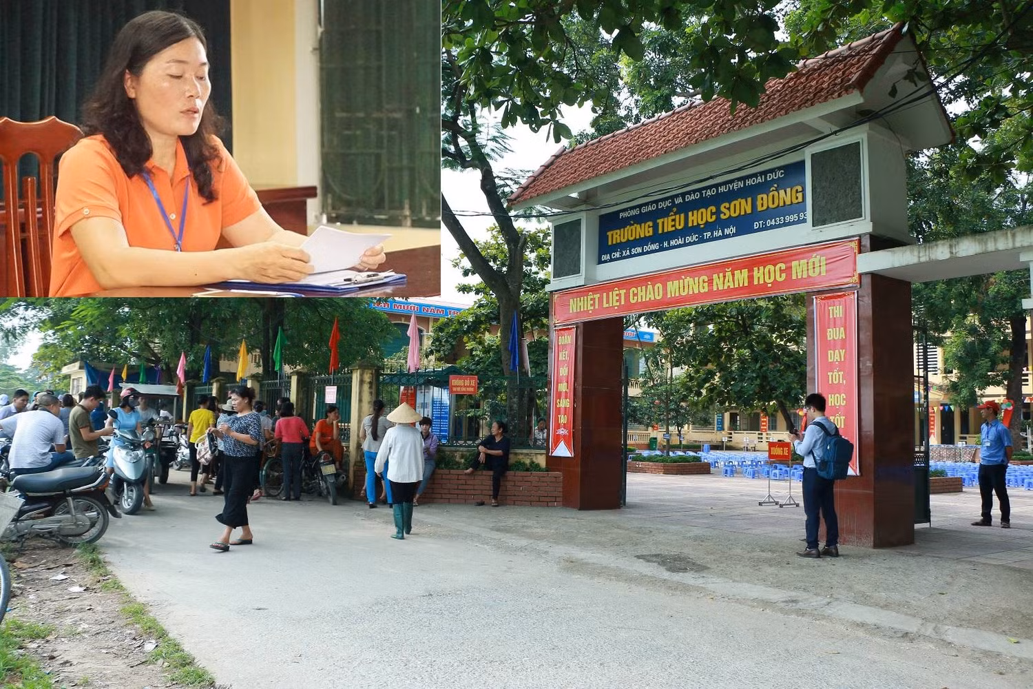 Tố Hiệu trưởng lạm thu, phụ huynh trường Sơn Đồng bị dọa... cho vào tù ảnh 1