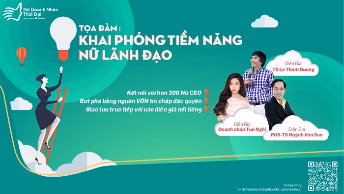 Tọa đàm Khai phóng tiềm năng nữ lãnh đạo - Tiếp thêm sức mạnh cho nữ CEO. Tọa đàm Khai phóng tiềm năng nữ lãnh đạo - Tiếp thêm sức mạnh cho nữ CEO.