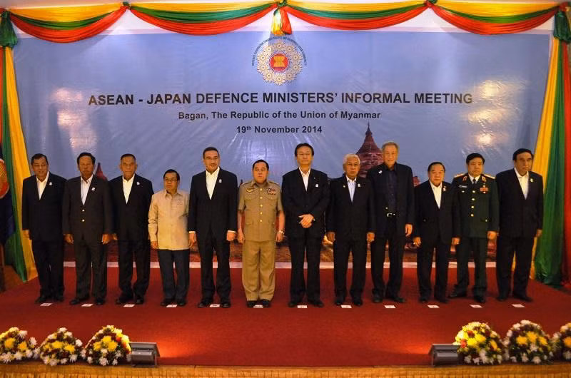 Hội nghị Bộ trưởng Quốc phòng Nhật Bản-ASEAN tổ chức ở thành phố Bagan, Myanmar ngày 19 tháng 11 nawm 2014 Hội nghị Bộ trưởng Quốc phòng Nhật Bản-ASEAN tổ chức ở thành phố Bagan, Myanmar ngày 19 tháng 11 nawm 2014