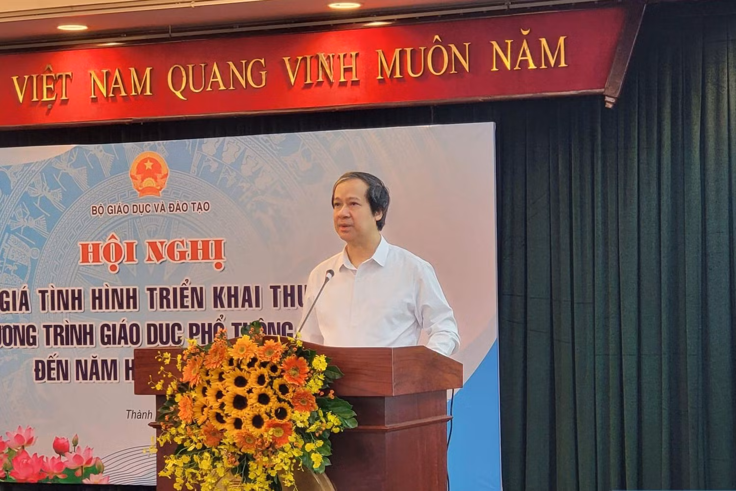 Bộ trưởng Bộ Giáo dục và Đào tạo Nguyễn Kim Sơn. (Ảnh: P.L) Bộ trưởng Bộ Giáo dục và Đào tạo Nguyễn Kim Sơn. (Ảnh: P.L)