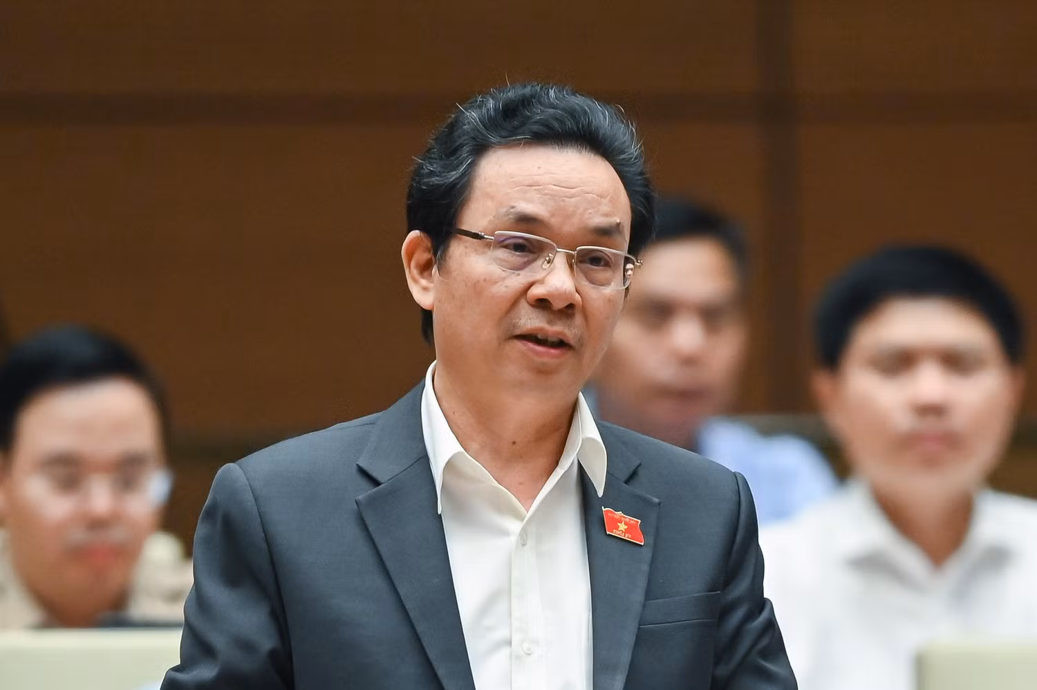 Đại biểu Hoàng Văn Cường - Đoàn Đại biểu Quốc hội Thành phố Hà Nội. Ảnh: Cổng thông tin điện tử Quốc hội