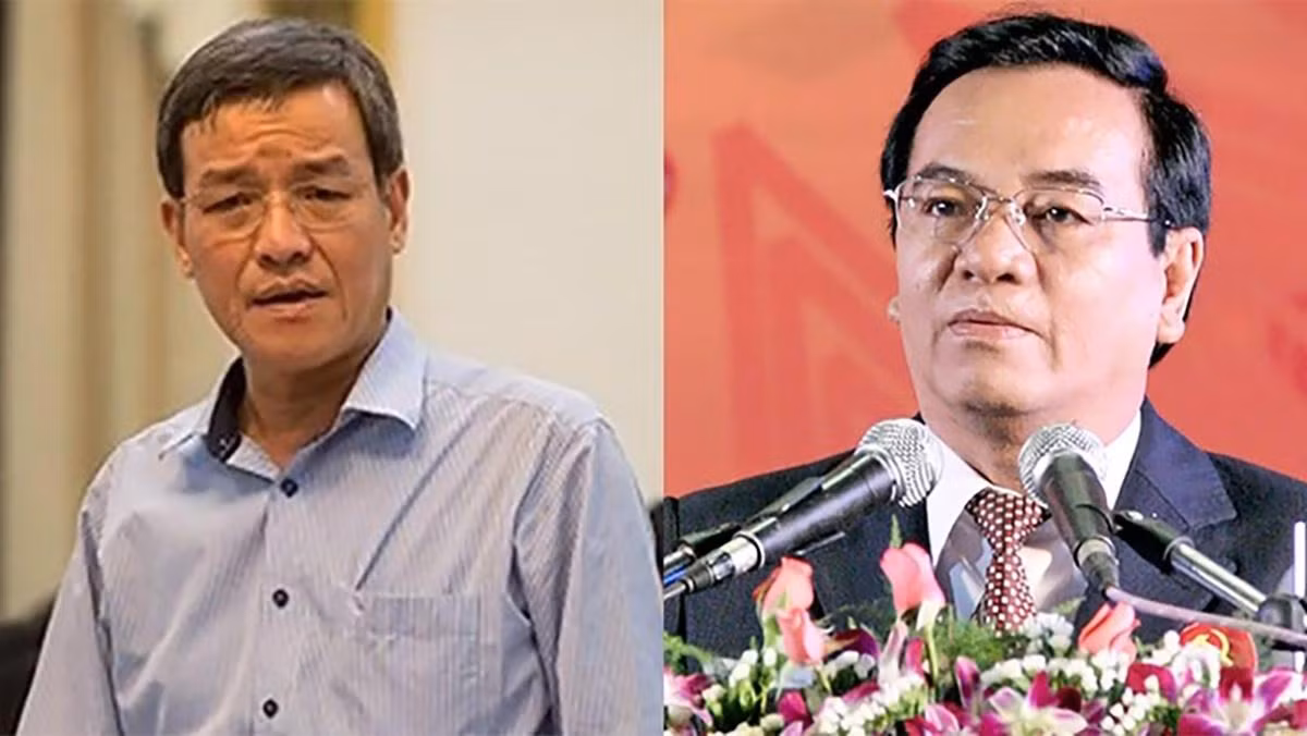 Ông Đinh Quốc Thái (trái) và ông Trần Đình Thành. Ông Đinh Quốc Thái (trái) và ông Trần Đình Thành.
