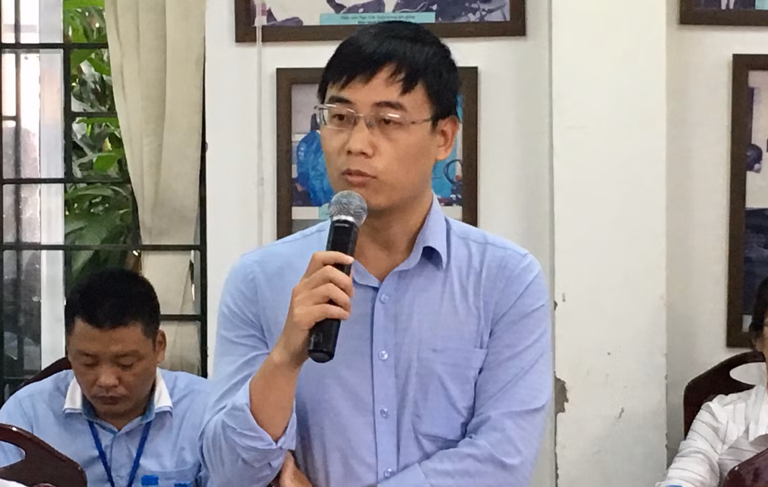 Ông Nguyễn Xuân Bắc, Phó phòng Nhân sự Công ty Samsung Electronics Việt Nam Thái Nguyên phát biểu tại hội nghị. Ông Nguyễn Xuân Bắc, Phó phòng Nhân sự Công ty Samsung Electronics Việt Nam Thái Nguyên phát biểu tại hội nghị.