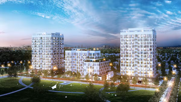 Phối cảnh tổng thể dự án Phối cảnh tổng thể dự án