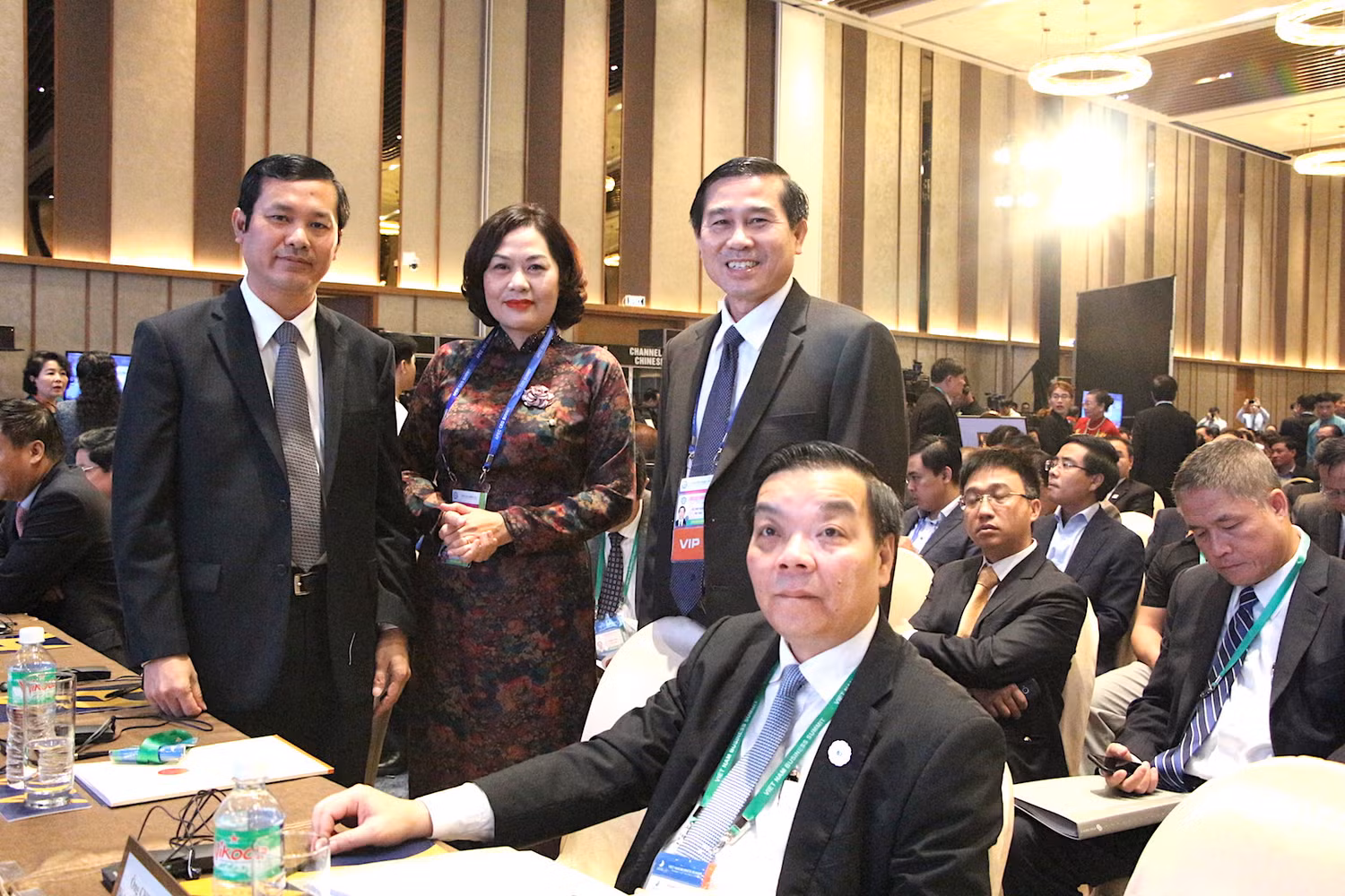 Đại diện lãnh đạo các bộ, ngành Việt Nam tham dự Hội nghị. Ảnh: VGP/Huy Thắng