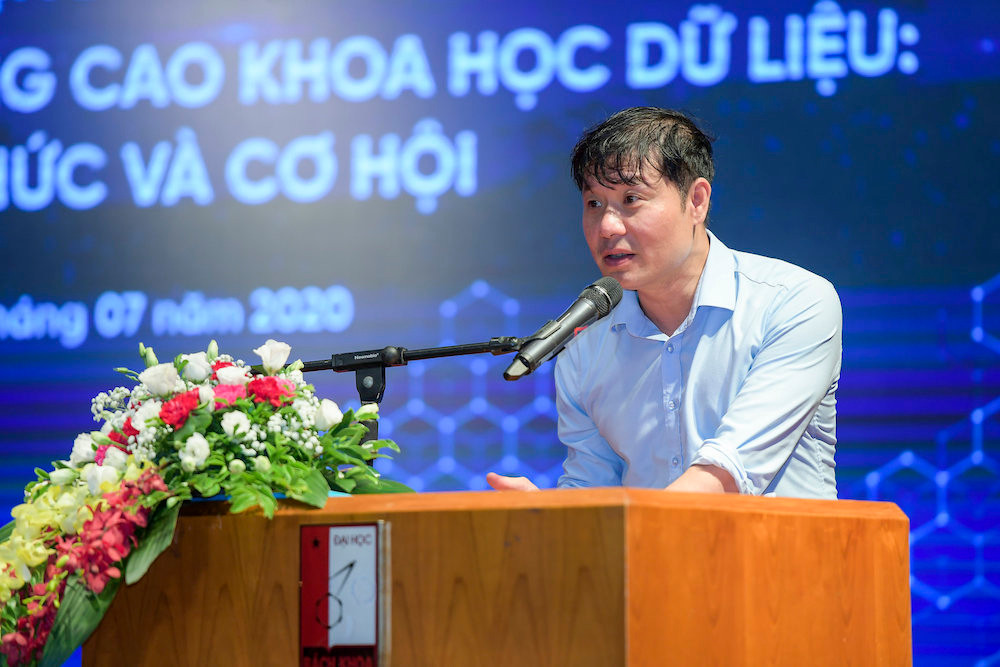 Giáo sư Vũ Hà Văn – Giám đốc Khoa học Viện Nghiên cứu Dữ liệu lớn VinBigdata nhấn mạnh tầm quan trọng của ngành khoa học dữ liệu.