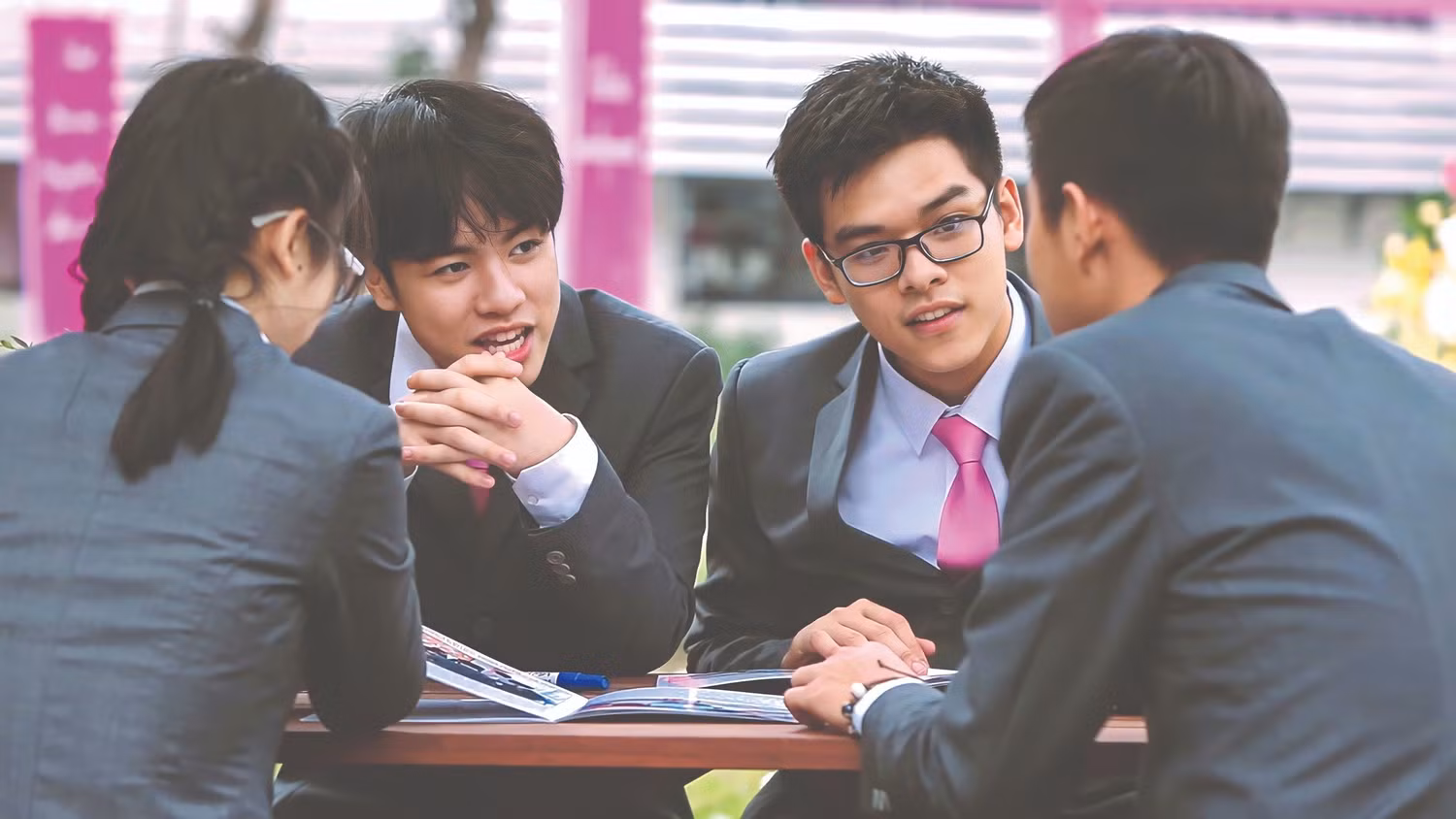 Trụ cột Giáo dục cũng được anh hùng lao động Thái Hương quan tâm phát triển bền vững.
