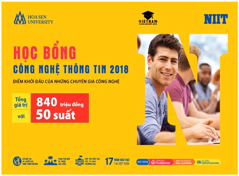 Học viện NIIT của Ấn Độ dành tặng 50 suất học bổng cho các sinh viên Việt Nam (ảnh: HSU)