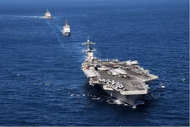 Biên đội tàu sân bay động cơ hạt nhân USS George H.W. Bush CVN-77 của Hải quân Mỹ