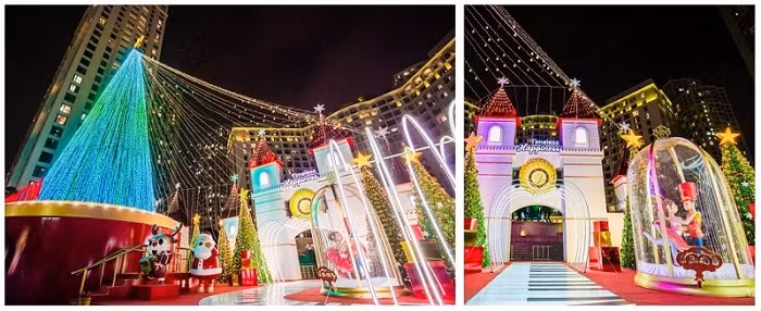 Cung điện vũ hội tại Royal City là bữa tiệc âm nhạc, ánh sáng lộng lẫy.