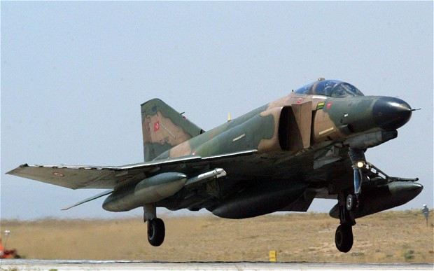 F-4 Phantom của Thổ Nhĩ Kỳ.Ảnh EPA F-4 Phantom của Thổ Nhĩ Kỳ.Ảnh EPA