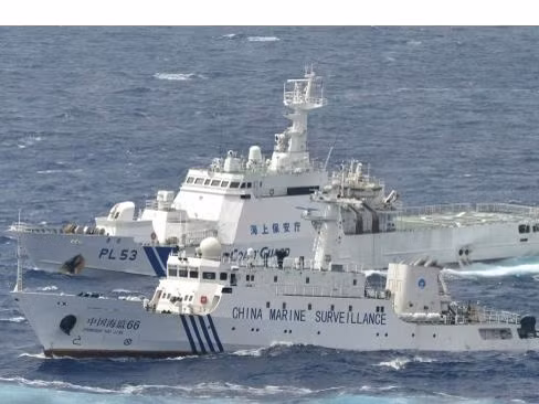 Tàu Hải giám của Trung Quốc thường xuyên xuất hiện ở khu vực Senkaku.