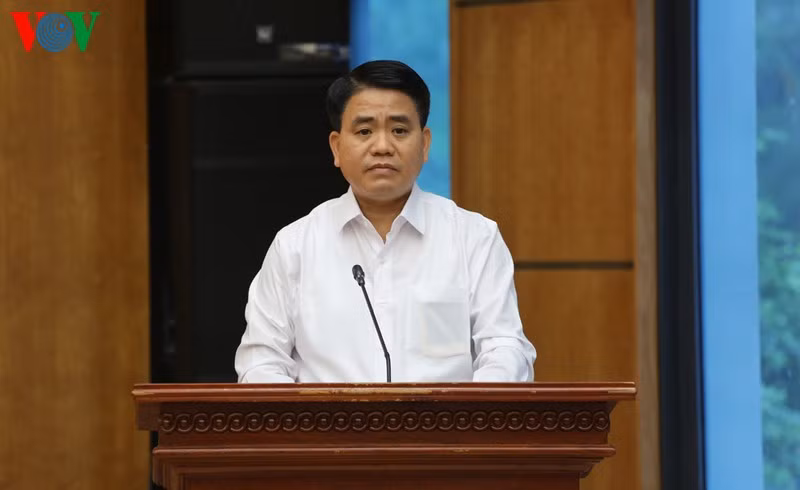 Chủ tịch Ủy ban nhân dân Thành phố Hà Nội - Nguyễn Đức Chung. (Ảnh: Trọng Phú) Chủ tịch Ủy ban nhân dân Thành phố Hà Nội - Nguyễn Đức Chung. (Ảnh: Trọng Phú)