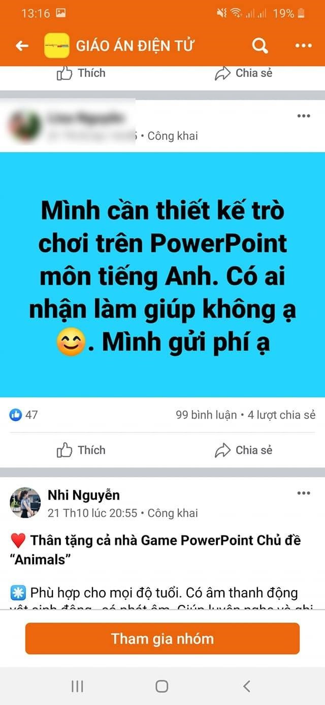Ngoài "xin cho", không ít giáo viên ẵn sàng trả phí để có được điều mình mong muốn. (Ảnh chụp màn hình do tác giả cung cấp)