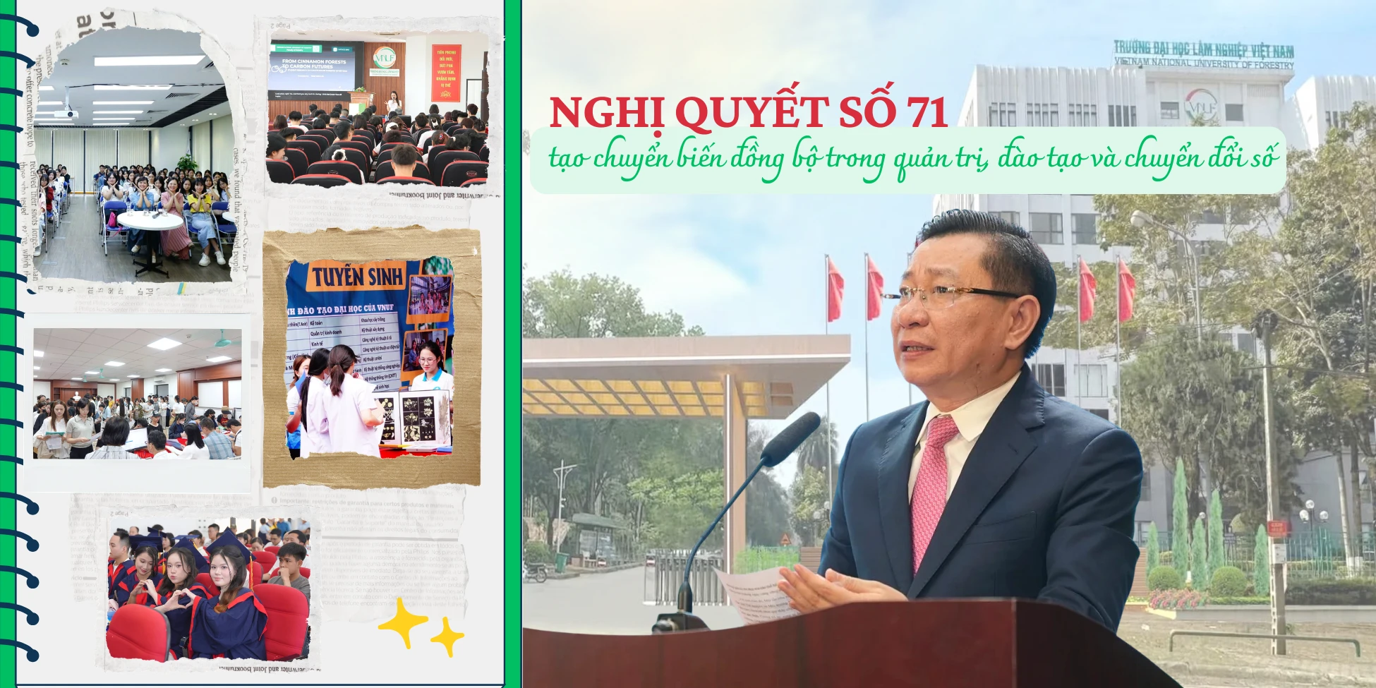 PGS.TS Hoàng Anh Huy: Nghị quyết 71 tạo "luồng sinh khí mới" cho Trường Đại học Lâm nghiệp