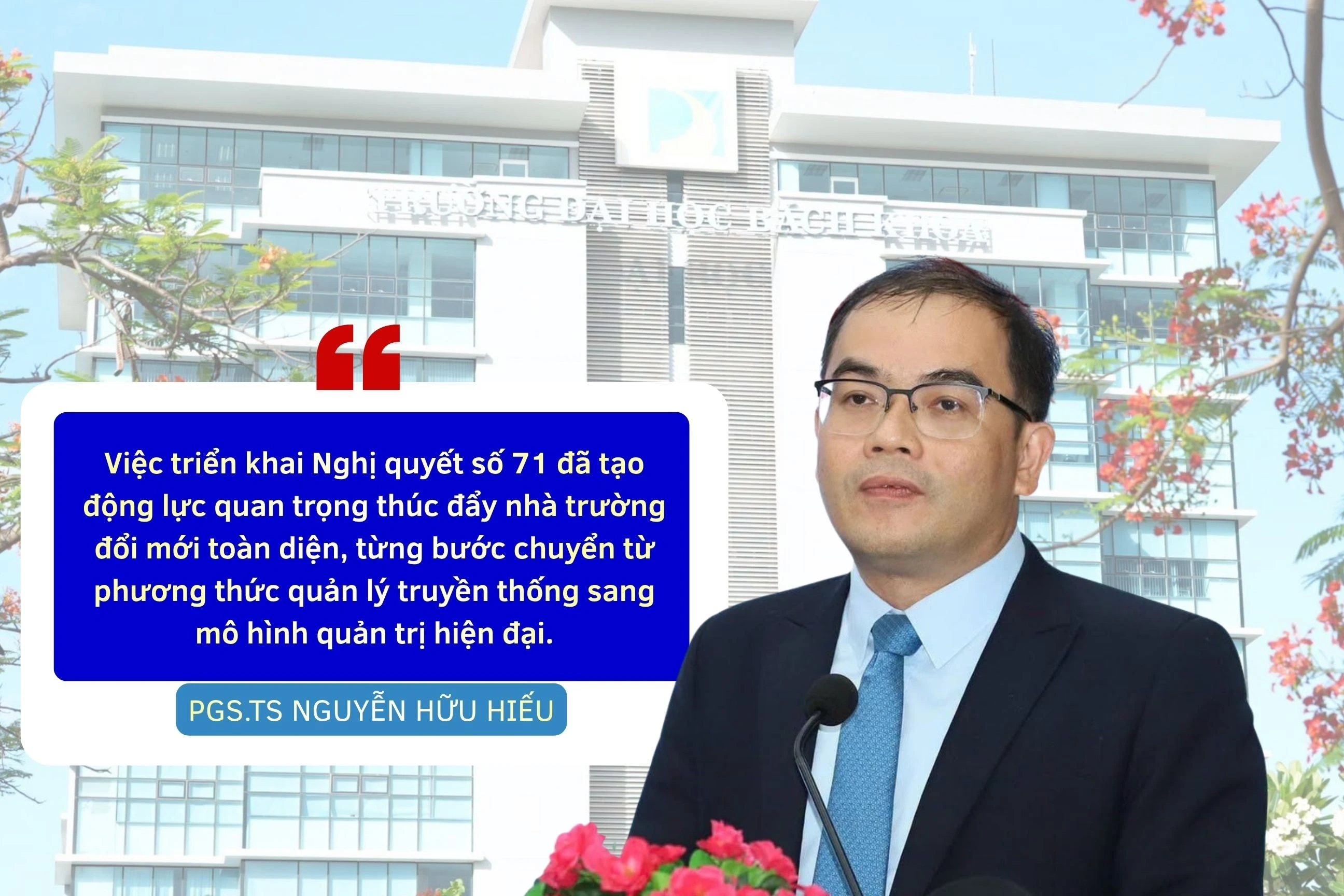 Thực hiện Nghị quyết 71, Trường Đại học Bách khoa - ĐH Đà Nẵng tinh gọn bộ máy, đổi mới quản trị 