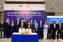 Vingroup và Viện Hàn lâm Khoa học và Công nghệ Việt Nam hợp tác phát triển công nghệ mũi nhọn
