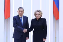 Tổng Bí thư, Chủ tịch nước Tô Lâm hội kiến Chủ tịch Hội đồng Liên bang Nga Valentina Matvienko