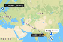Chuyến bay Vietnam Airlines chuyển hướng hạ cánh tại Myanmar cấp cứu sản phụ sinh con trên máy bay